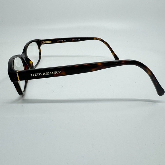 Burberry Eyeglasses B 2202 3002 Dark Tortoise Rectangular Frame 54-16-140 H9821 - Picture 2 of 7